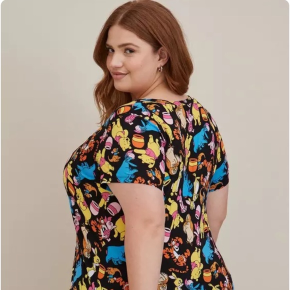 Disney Winnie the Pooh Classic V-Neck Top Size 1X (14-16) - Picture 4 of 7